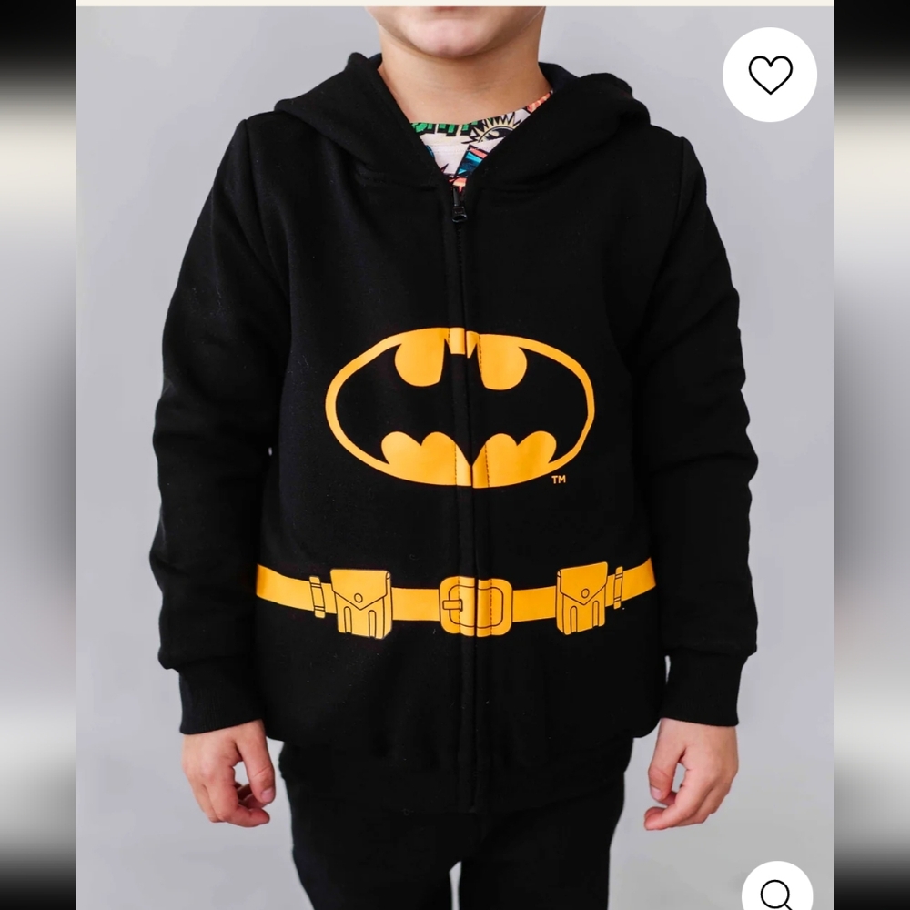 Bums And Roses Reversible Batman Jacket Size 12-18M